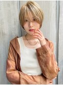 前下がりショートボブ×ハイライト×透明感カラー【NAYUMI】
