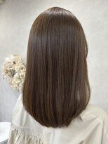 ハイバレーヘアーメゾン(HIGH VALLEY HAIRMAISON) ミディアムストレートナチュラル顔周りカット岡山南中央町