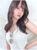 透け感◎ダークトーン×ミディアム韓国ヘア[ゆめが丘]