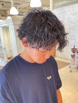 オブジェ シエル(obje't ciel) 【obje't ciel】メンズ/波巻きパーマ【宮崎 太揮】