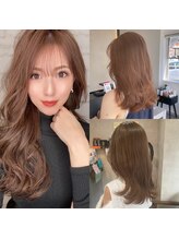 ワンカラーで叶う、透明感＆艶感！！ブリーチなしダブルカラーもおすすめ〇