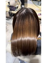 ティア(Tia.) ボブ/縮毛矯正/髪質改善/ベージュ