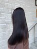 カット+美髪矯正+美髪カラー、トリートメント仕上げ