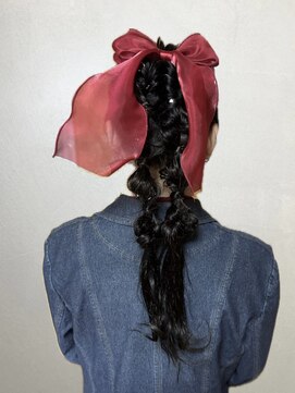 アイラス(I'LAS) 【ERI】ロング/お呼ばれヘア/結婚式ヘア/ポニーテールアレンジ