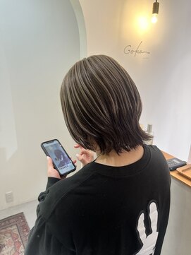 ゴカン(Gokan) アンブレラカラー×ショートウルフ