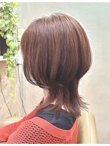 ヘアー カフェ コトノハ(hair cafe kotonoha)  【コトノハ】マッシュウルフ首細くみえ秋色◎クラゲヘアー