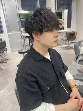 ユーフォリア 渋谷グランデ(Euphoria SHIBUYA GRANDE) 波巻きパーマ　ラウンドマッシュ