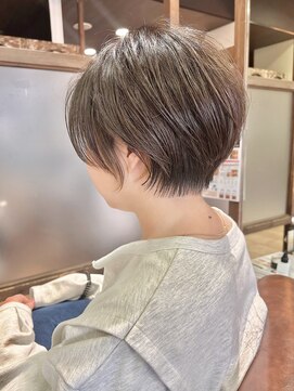 ハピネス 西大寺店(Happiness) ショートカット×ひし形ショートボブ×前髪あり30代40代50代