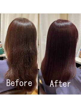 プールブー(PourVous) イルミナカラーでパサつく髪も美しく