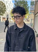 メンズスパイキーショート×ピンパーマ　【Remii大通】
