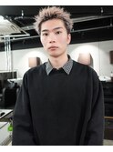 スパイキーショート ホワイトベージュ