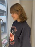 【茉雪】ブリーチなし透明感たっぷりヘーゼルベージュ