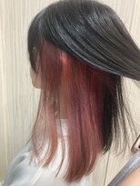 ビス リアン 川口店(Vis lien)&nbsp;20代30代40代ストレートインナーカラーピンクアッシュ美肌