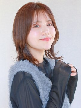 ガリカ 蔵前(Gallica) 結べる長さのレイヤーボブ×ナチュラルブラウンベージュカラー