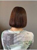 髪質改善ストレート　カラー