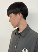 【メンズ 松戸 岩口】ブルーブラックストレートマッシュショート