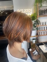 スクリーン(SCLEEN)&nbsp;アンブレラ風オレンジヘア