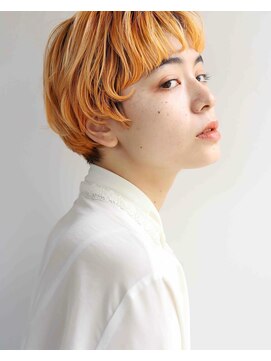 ロッソ ヘアアンドスパ 六町店(Rosso Hair&SPA) 韓国風オレンジカラー