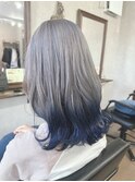 ブルーグラデーション【宇都宮/ブリーチデザイン/】