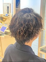 ビス ヘア アンド ビューティー 西新井店(Vis Hair＆Beauty)&nbsp;センターパートソフトツイストパーマメッシュマッシュウルフ