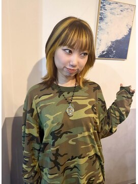 マリン(Marine) 20代30代ハニーイエローブラウンデザインカラー