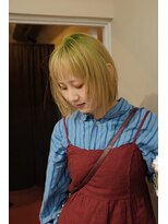 オーパスバイアンブルリュクス 池袋(Opus by ambleluxe)&nbsp;タッセルボブ/ケアブリーチ/デザインカラー