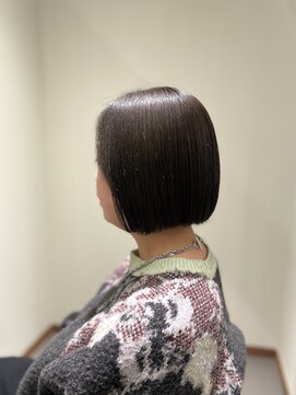 クリック(Click) 着物ヘア/大人ガーリー/ダークアッシュ/似合わせカット/小倉