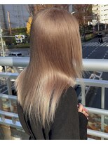 ベレーザ 川越(Beleza)&nbsp;5587ミルクティーベージュセミロングレイヤーミルクブラウン