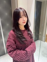 ロンドシェリ 仙台(Lond Cheri)&nbsp;レイヤーカットハッシュカット髪質改善縮毛矯正顔周り仙台