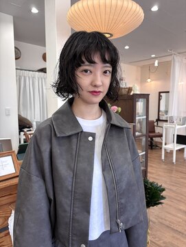 ムク(Muku) ボブのくしゅっとパーマ