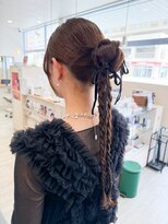 エルフ(elf)&nbsp;リボンアレンジ×カチモリヘア
