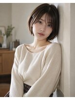 ライクバイコトナ 越谷(RIKE by kotona)&nbsp;ショートボブ髪型20代30代40代50代前髪あり前髪なし面長丸顔越谷