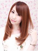 大人可愛い/ショコラアッシュ/ヘルシースタイル/ふんわりカール
