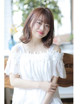 ヘアーサロンデフォーエバー(hairsalon de Forever) くびれミディ&シフォンパーマスタイル