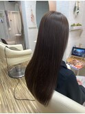 グレージュ　ロングスタイル