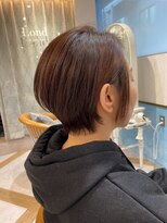 ロンド ストラーダ 心斎橋(Lond strada)&nbsp;ショート×ハイライト白髪ぼかし×シルキーベージュ[心斎橋]