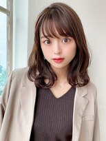 アフロート ディル(AFLOAT D'L)&nbsp;大人かわいいエギョモリ ミルクティーブラウン ひし形シルエット