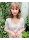 フェードカットのレイヤーくびれミディ【アフロート小笠原】
