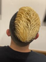 ヒロギンザバーバーショップ 神楽坂店(HIRO GINZA BARBER SHOP)&nbsp;【スキンフェード×ゴールドカラー】バーバースタイル/理容室