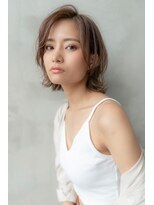 オースティン 流山おおたかの森(AUSTIN)&nbsp;大人かわいい前髪セシルカットココアブラウンフリンジウェーブ