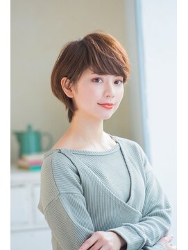 リトル 所沢(little) 透け感のあるマッシュウルフは表面レイヤーで動きを出して