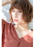 透明感カラー アンニュイ大人可愛いミニボブ[恵比寿駅/髪質改善]