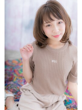 ミック 日暮里店(miq) ことりベージュ内巻きワンカールレイヤーウルフa1