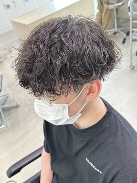 フィフス 天神大名(fifth) 波巻きスパイラルパーマツイストパーママッシュメンズパーマ束感