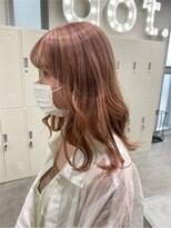 ヘアサロン ドット トウキョウ カラー 町田店(hair salon dot. tokyo color) 斜めバング/グレージュカラー/デザインカラー/シルキーベージュ