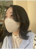 大人可愛い垢抜けくびれボブ