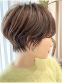 calna by ELMO/ショートボブ/ハンサムショート/丸みショート