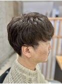 パーマ風マッシュ