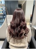 ○レッドピンク×韓国巻き