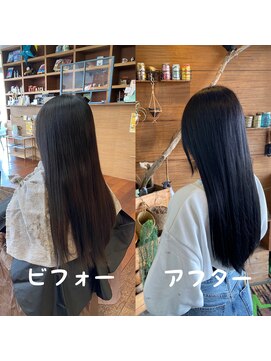 スミカ(sumica) #暗髪 #ダークグレー #韓国ヘア